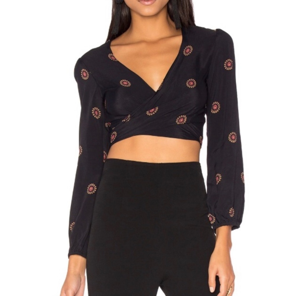 Flynn Skye That’s a wrap crop top